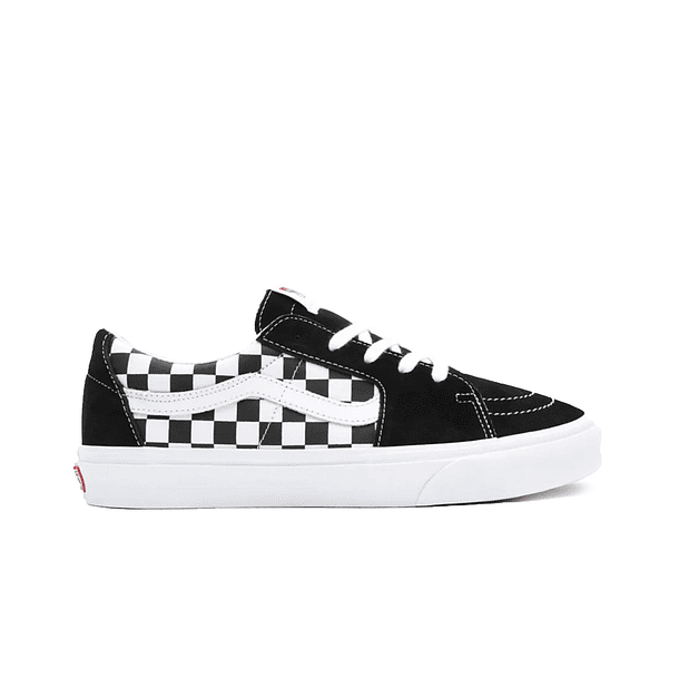 Zapatilla Vans Sk8-Low Checker Unisex Negro 1