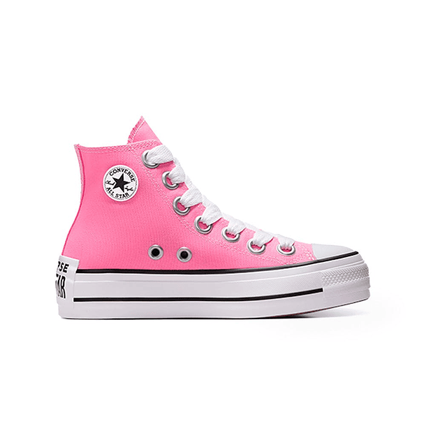 Zapatilla Converse Chuck Taylor Lift Sketch Mujer Rosado 1