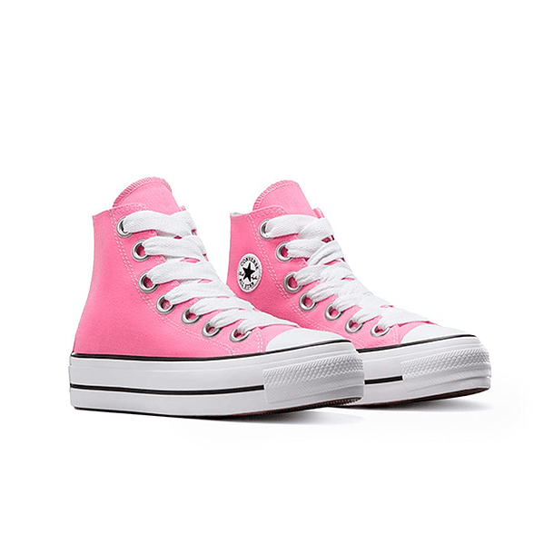 Zapatilla Converse Chuck Taylor Lift Sketch Mujer Rosado 4