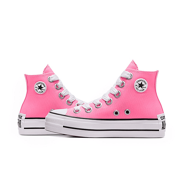 Zapatilla Converse Chuck Taylor Lift Sketch Mujer Rosado 6