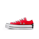 Zapatilla Converse Chuck Taylor Lift Sketch Mujer Rojo 2