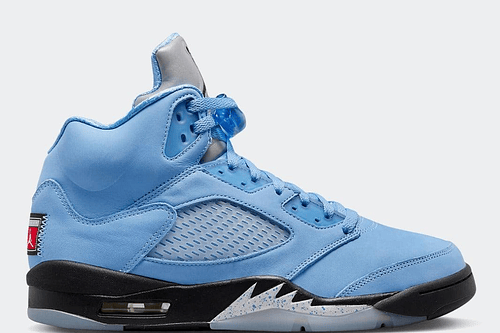 JORDAN 5 RETRO UNC UNIVERSITY BLUE