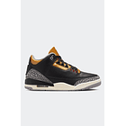 JORDAN 3 RETRO BLACK CEMENT GOLD - MUJER 1