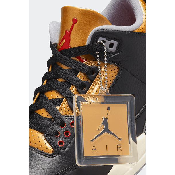 JORDAN 3 RETRO BLACK CEMENT GOLD - MUJER 3