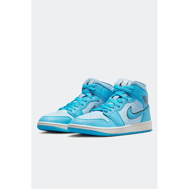 JORDAN 1 MID SE ICE BLUE - MUJER 2