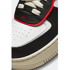 NIKE AIR FORCE 1 SHADOW BLACK/UNIVERSITY RED - MUJER 5