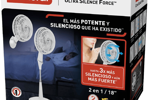 Ventilador SAMURAI Ultra Silence Force 2en1 blanco