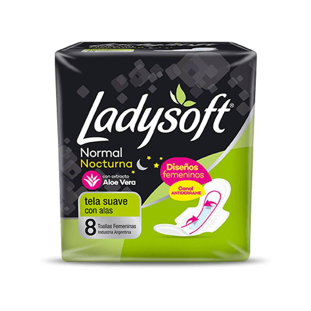 TOALLITA LADYSOFT NOCTURNA X8 1