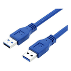 Cable USB A USB 3.0 Macho A Macho 1,5 Metros 1