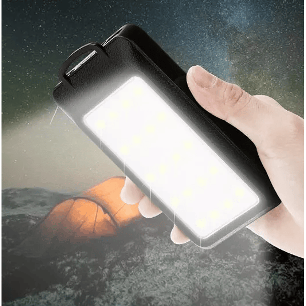 Batería Externa Solar Led Powerbank Celular 9000mah