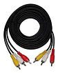 Cable Extensión Rca Audio Video 3x3 10 Metros - Miniatura 1