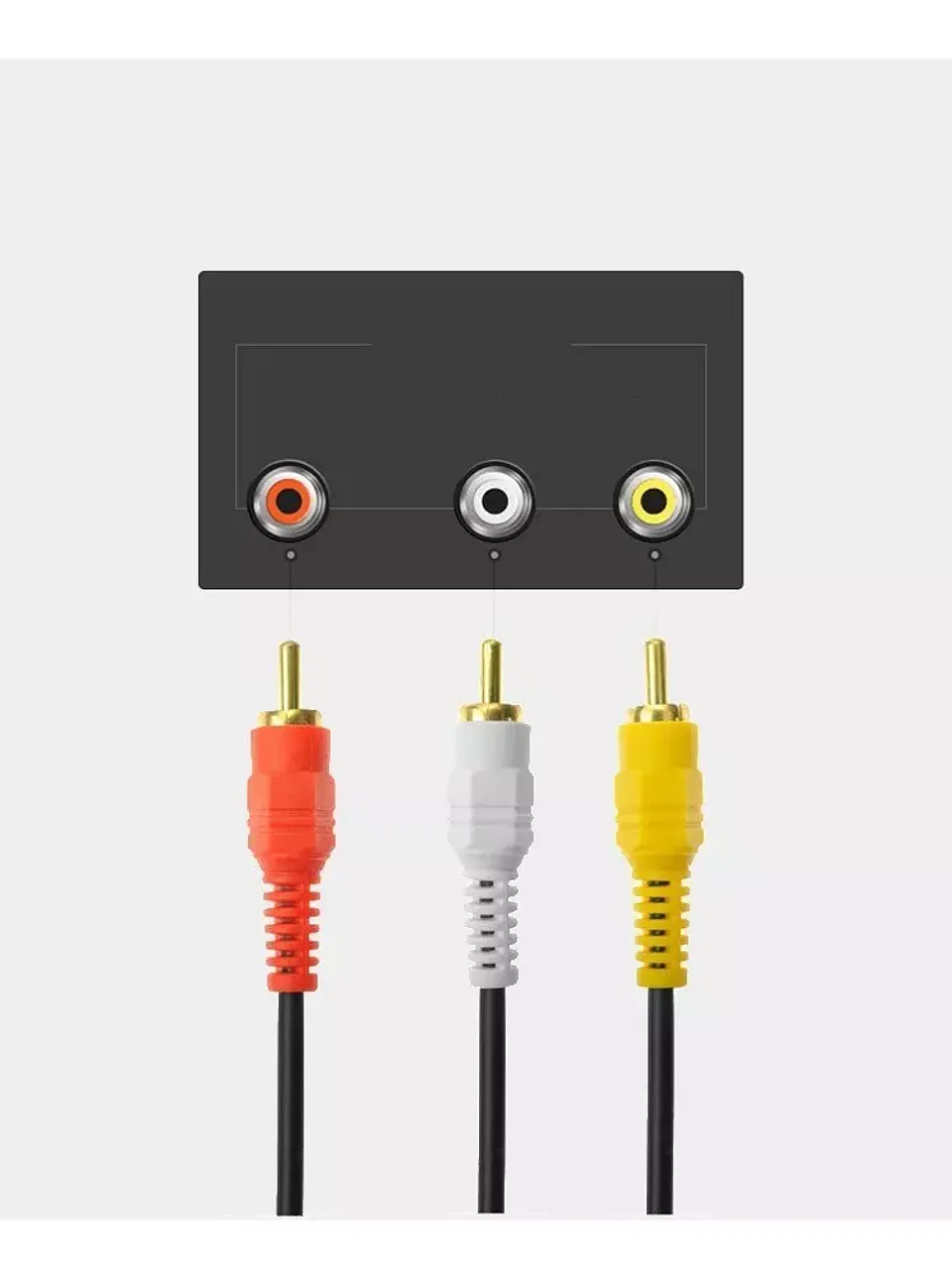 Cable Extensión Rca Audio Video 3x3 10 Metros 2