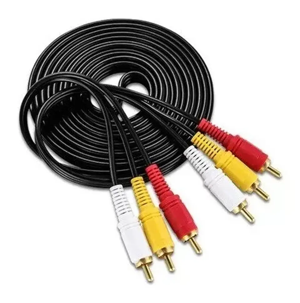 Cable Extensión Rca Audio Video 3x3 10 Metros 3