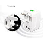 Adaptador De Viaje Universal Corriente Enchufe Us Uk Au Eu 2