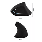 Mouse Vertical Ergonómico Inalámbrico Óptico Dpi Ajustable 4