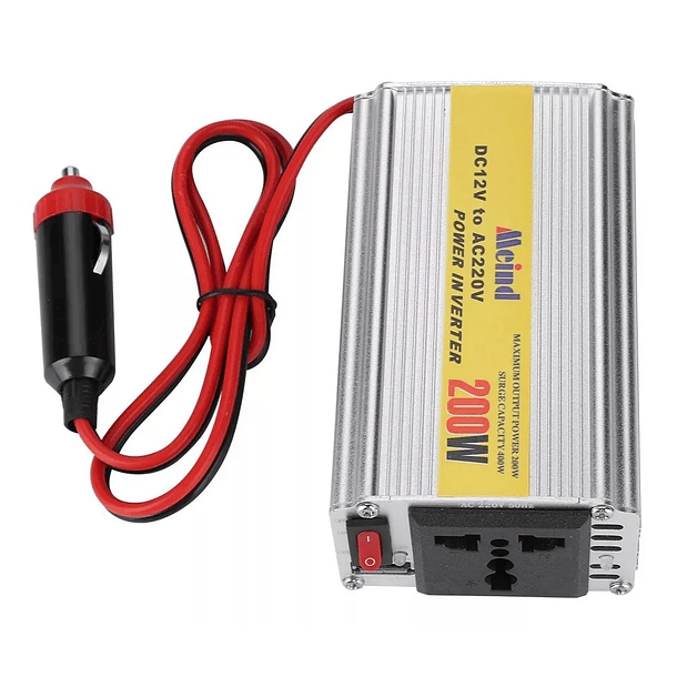 Inversor Auto Conversor Corriente Voltaje 12v A 220v 1