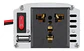 Inversor Auto Conversor Corriente Voltaje 12v A 220v 200w - Miniatura 4