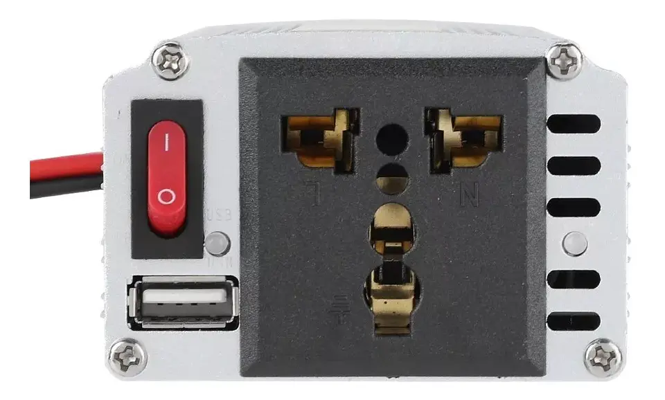 Inversor Auto Conversor Corriente Voltaje 12v A 220v 200w 4
