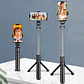 Trípode Celular Teléfono Bastón Selfie Control Bluetooth - Miniatura 4