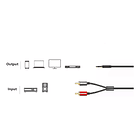 Cable Auxiliar Plus Jack 3.5mm A RCA Stereo 4