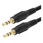 Cable Auxiliar Auto Audio Sonido Jack Plus 3.5mm 1 Metro 1