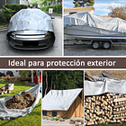 Lona Impermeable Multiuso Cobertor Toldo Funda Carpa 4x5 Mts 5