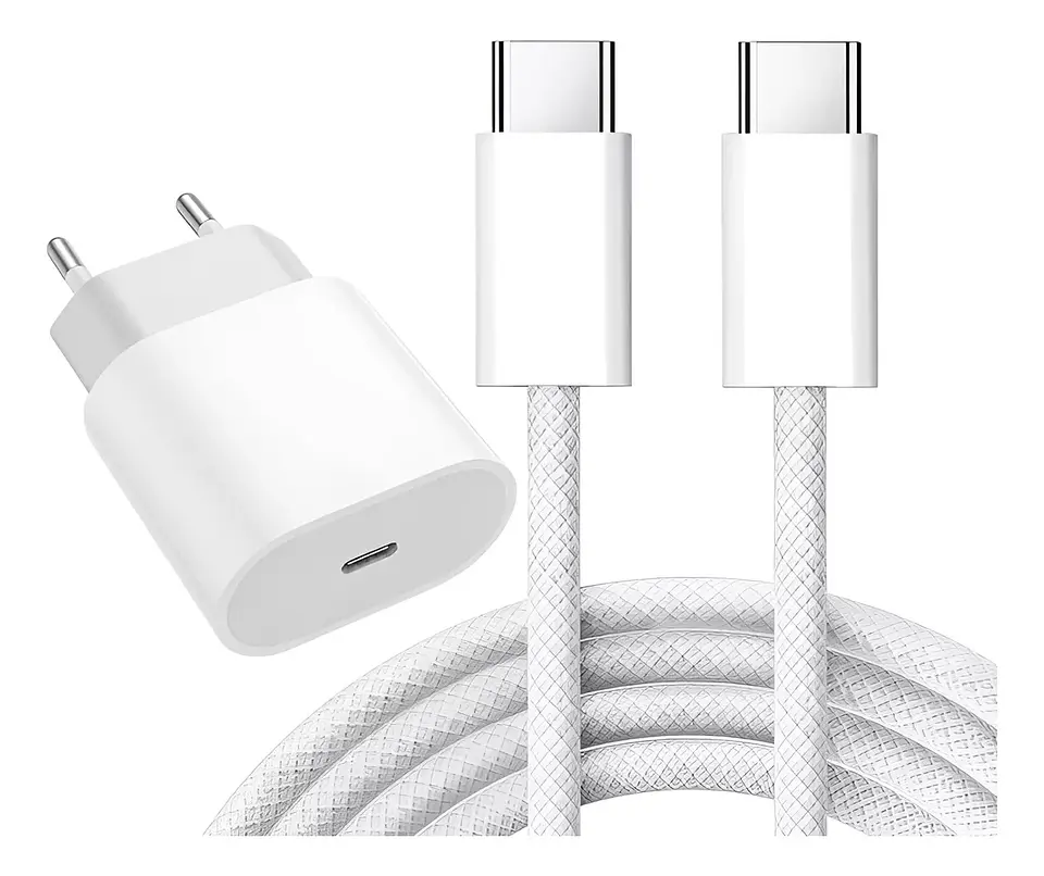 Cargador Teléfono Celular Cable Tipo C Usb C Rápido 35w PD 8
