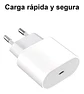 Cargador Teléfono Celular Cable Tipo C Usb C Rápido 35w PD - Miniatura 3