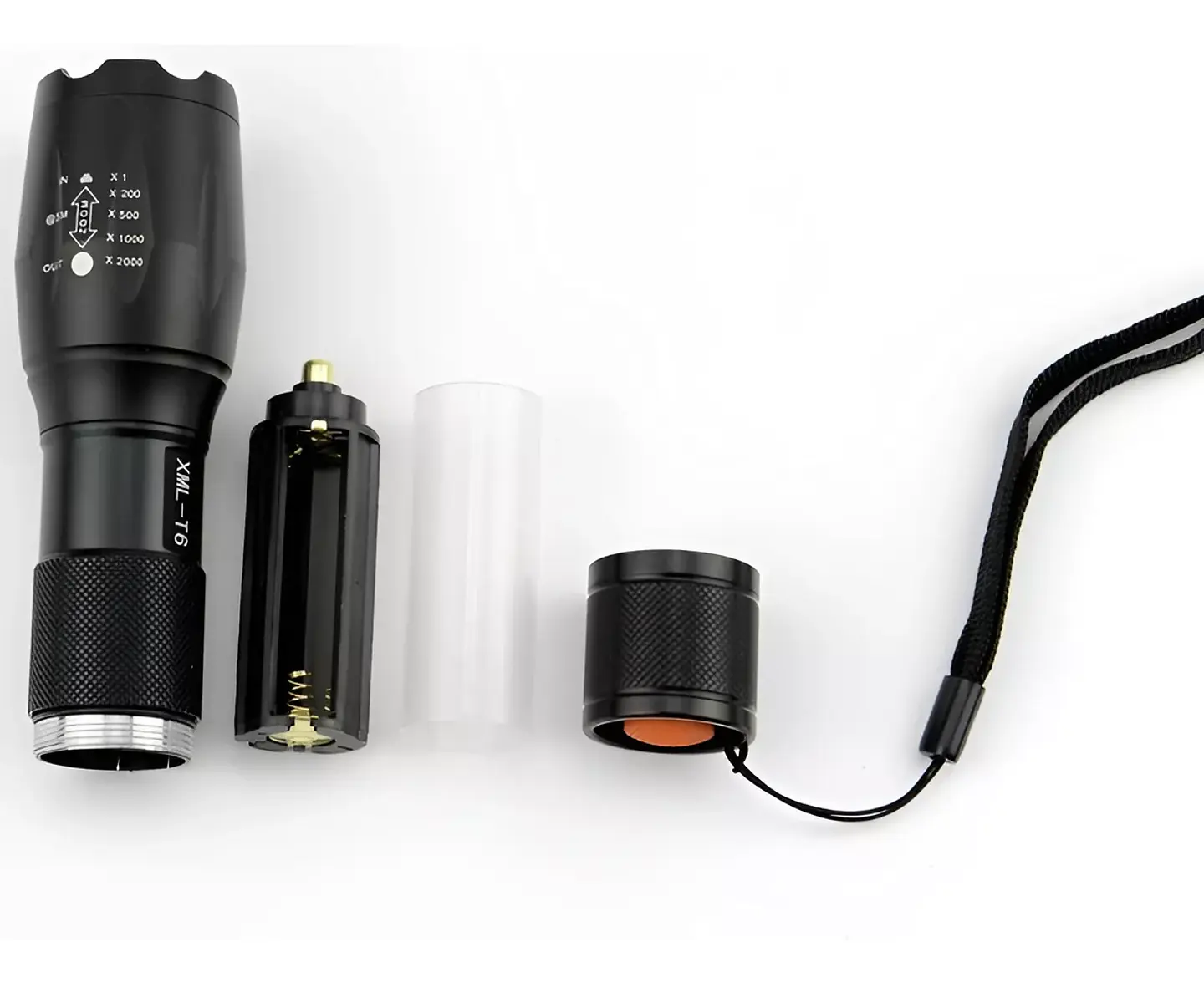 Linterna Led Táctica Zoom Potente Recargable Largo Alcance 7