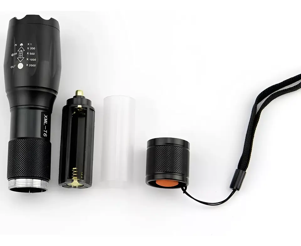 Linterna Led Táctica Zoom Potente Recargable Largo Alcance 7