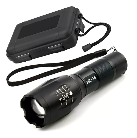 Linterna Led Táctica Zoom Potente Recargable Largo Alcance