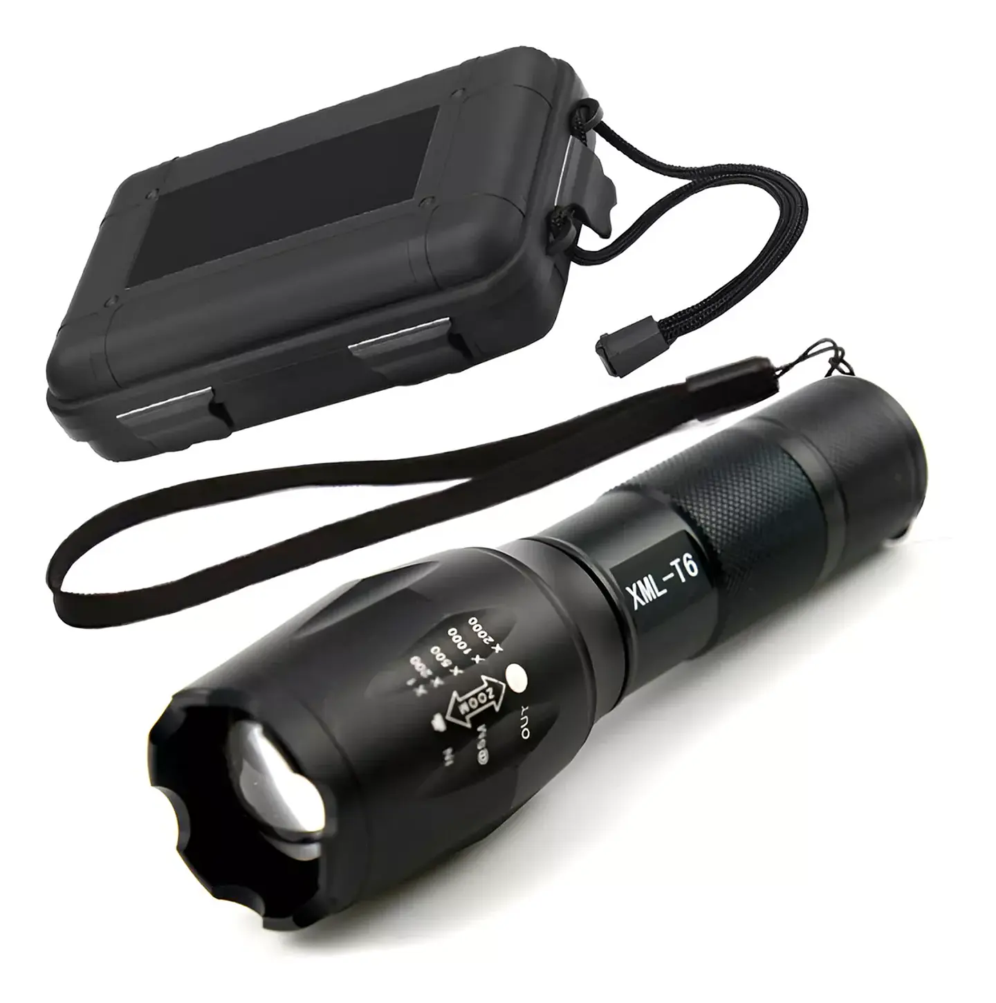 Linterna Led Táctica Zoom Potente Recargable Largo Alcance 1