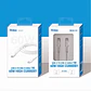 Cable Tipo C a Tipo C Usb C 1 Metro Máximo 60w - Miniatura 3