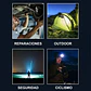 Mini Linterna Led Táctica Recargable Usb Tipo C - Miniatura 4