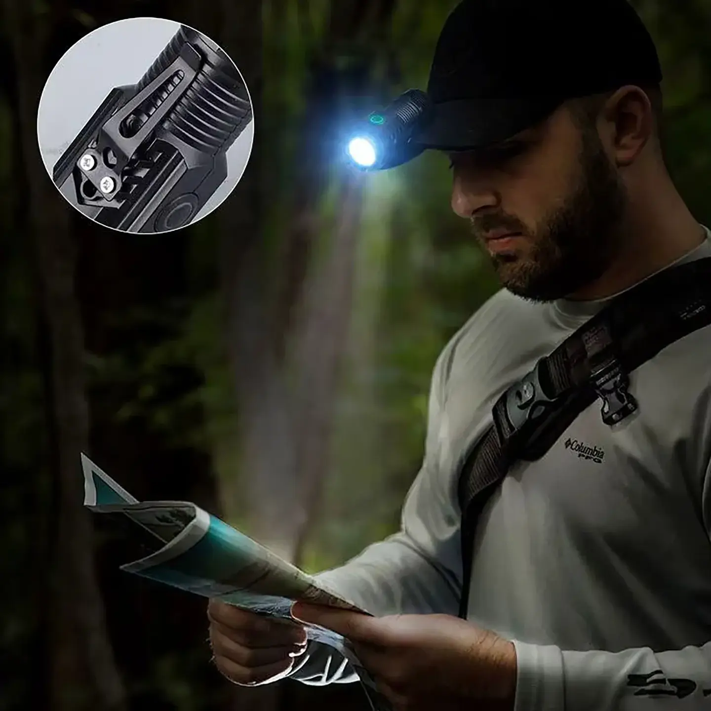 Mini Linterna Led Táctica Recargable Usb Tipo C 2