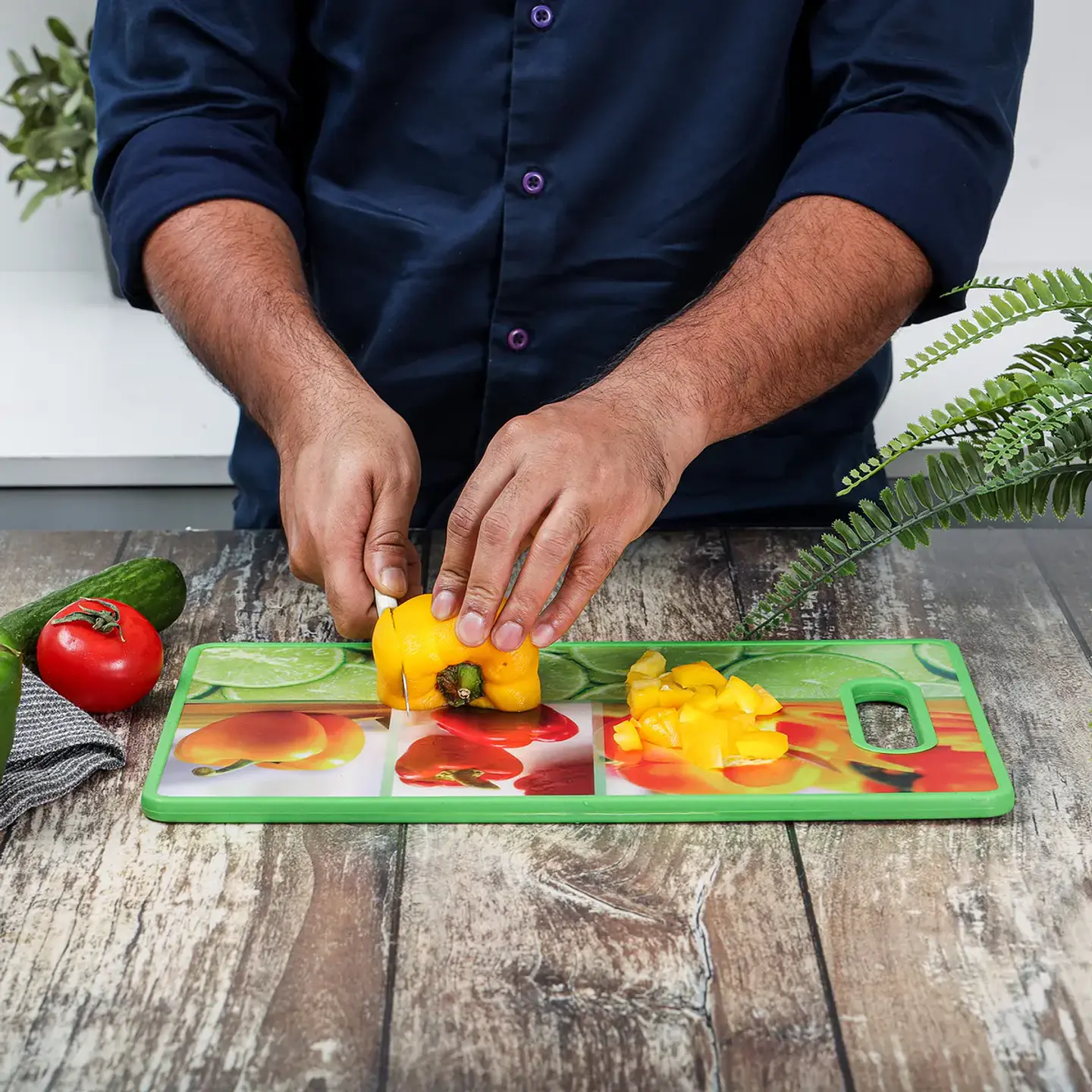 Tabla De Cortar Picar 30x20 Cm Para Cocinar Carne Y Verduras 3