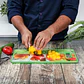 Tabla De Cortar Picar 30x20 Cm Para Cocinar Carne Y Verduras - Miniatura 3