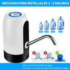 Dispensador De Agua Eléctrico Bomba Para Bidon Recargable 4