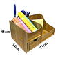 Organizador Lapicero Color Madera 14 x 21 cm - Miniatura 3