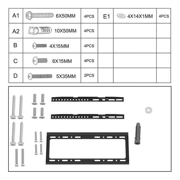 Soporte Tv Televisor Pared Muro Lcd Led 26 A 63 Pulgadas 5