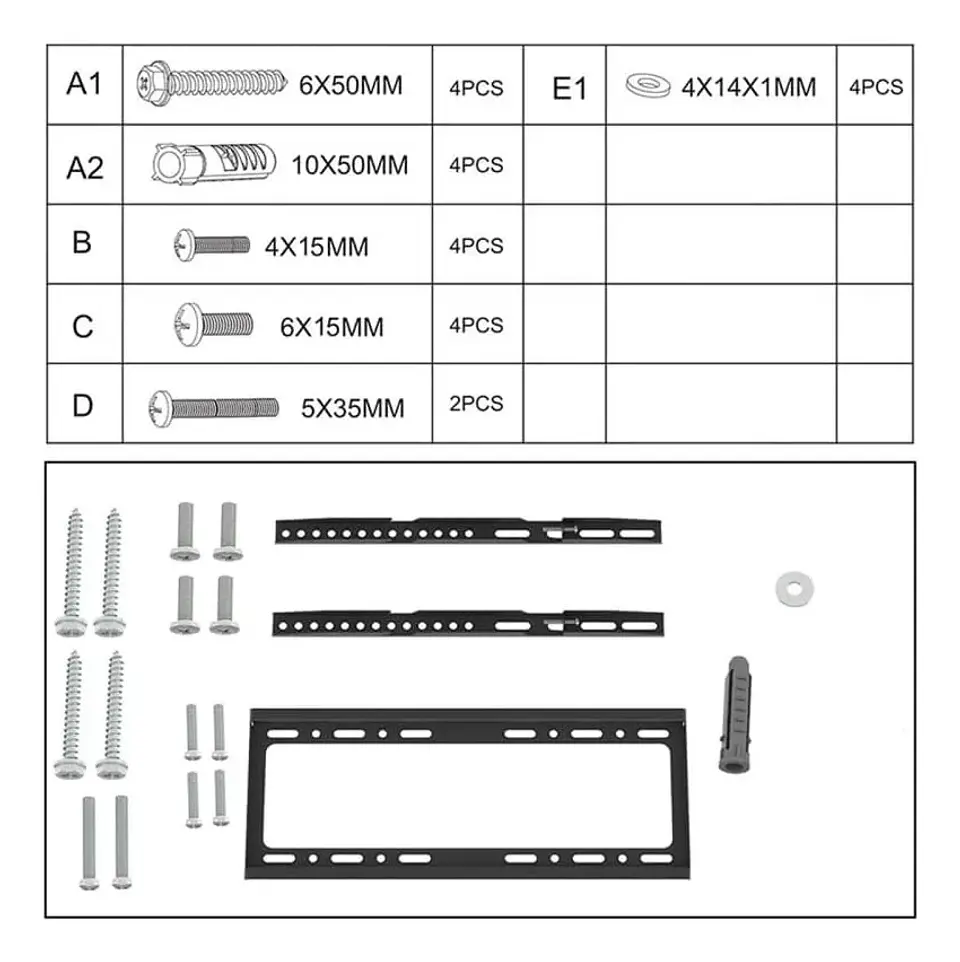 Soporte Tv Televisor Pared Muro Lcd Led 26 A 63 Pulgadas 5