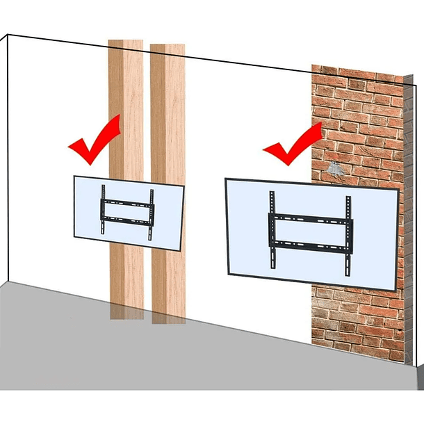 Soporte Tv Televisor Pared Muro Lcd Led 26 A 63 Pulgadas 3