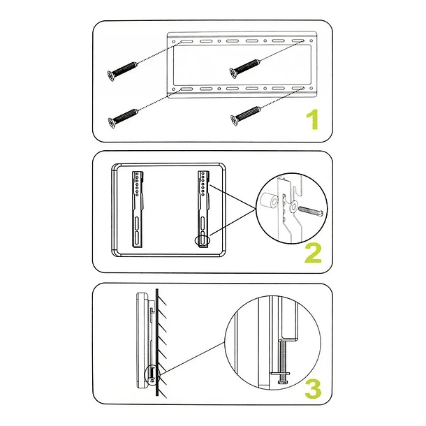 Soporte Tv Televisor Pared Muro Lcd Led 14 A 42 Pulgadas 6