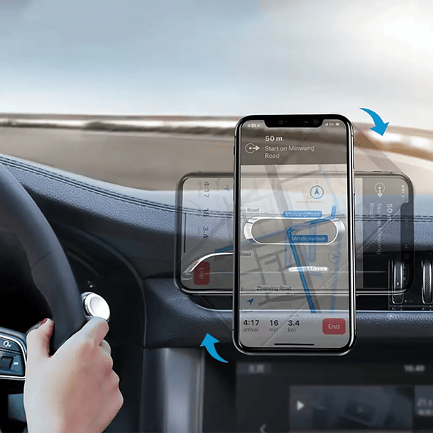 Soporte Teléfono Para Auto Porta Celular Con imán Magnético