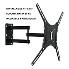 Soporte Tv Televisor Led Brazo Articulado Muro Pared 14 a 55  2