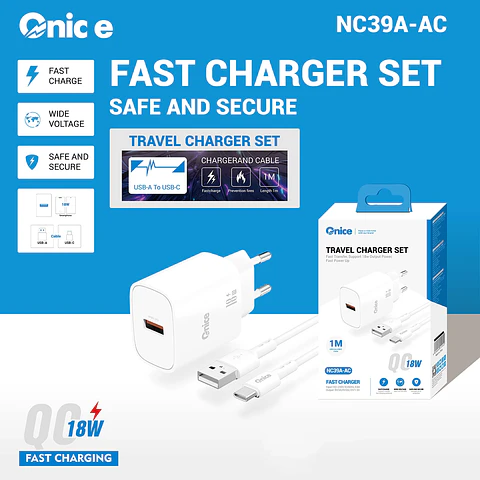 Cargador Tipo C 18w Onice