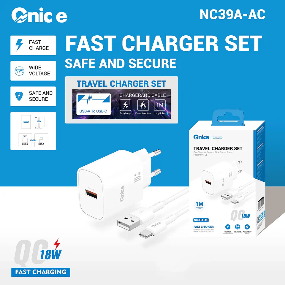 Cargador Tipo C 18w Onice 1