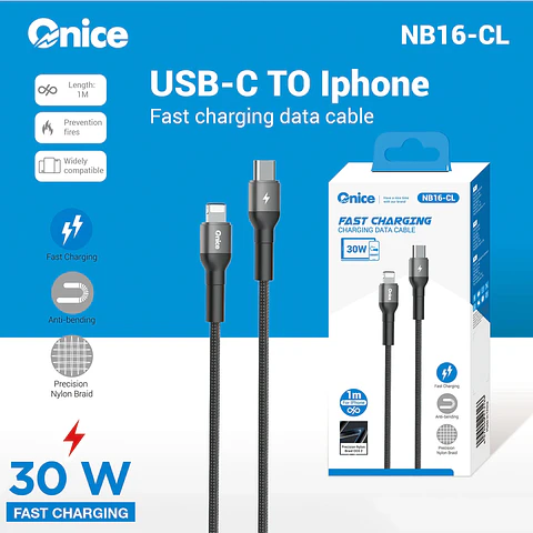 Cable Usb Tipo C Usb C a Lightning Para IPhone