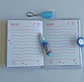 Mini Libretas Con Diseño Astronauta Broche Y Lápiz 11 X 8 Cm - Miniatura 2