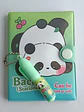 Mini Libretas Con Diseño De Panda Broche Y Lápiz 11 X 8 Cm - Miniatura 3